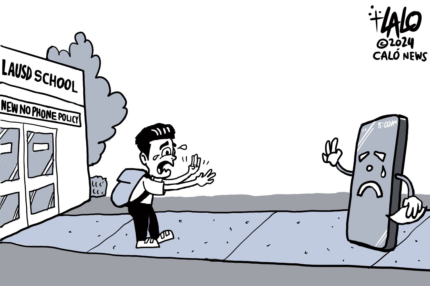 Lalo on CALÓ: LAUSD bans cell phones